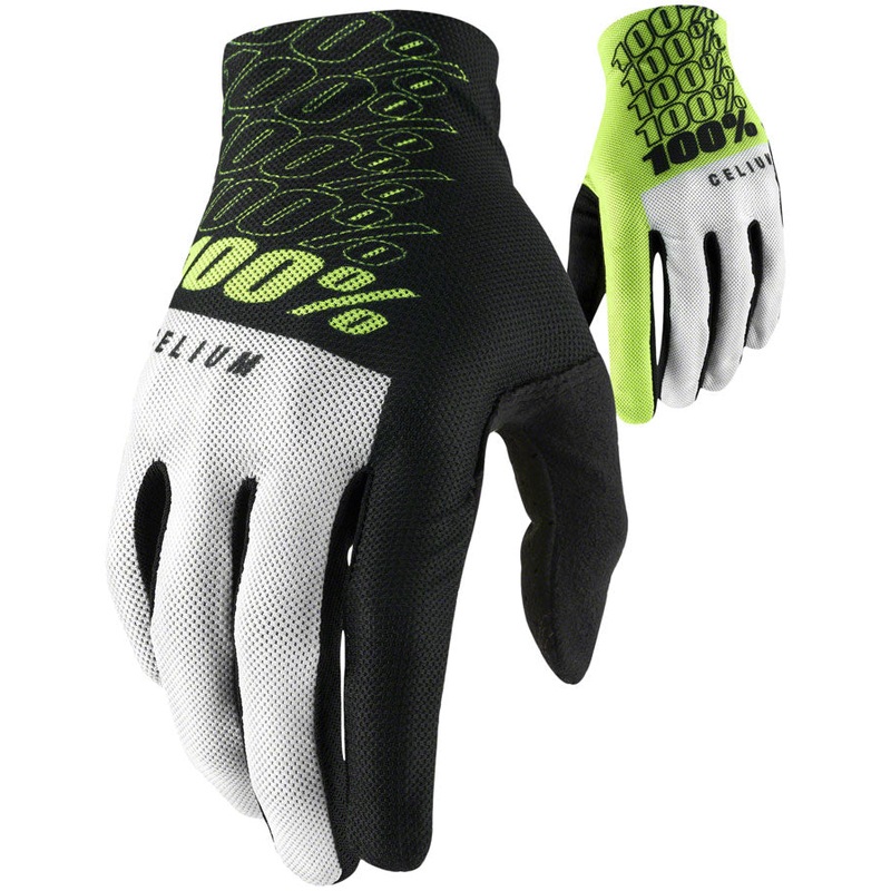Celium Gloves – Yellow Full Finger Mens Small