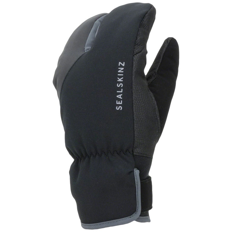 Barwick Xtreme Split Finger Gloves – Black/Gray Full Finger Large