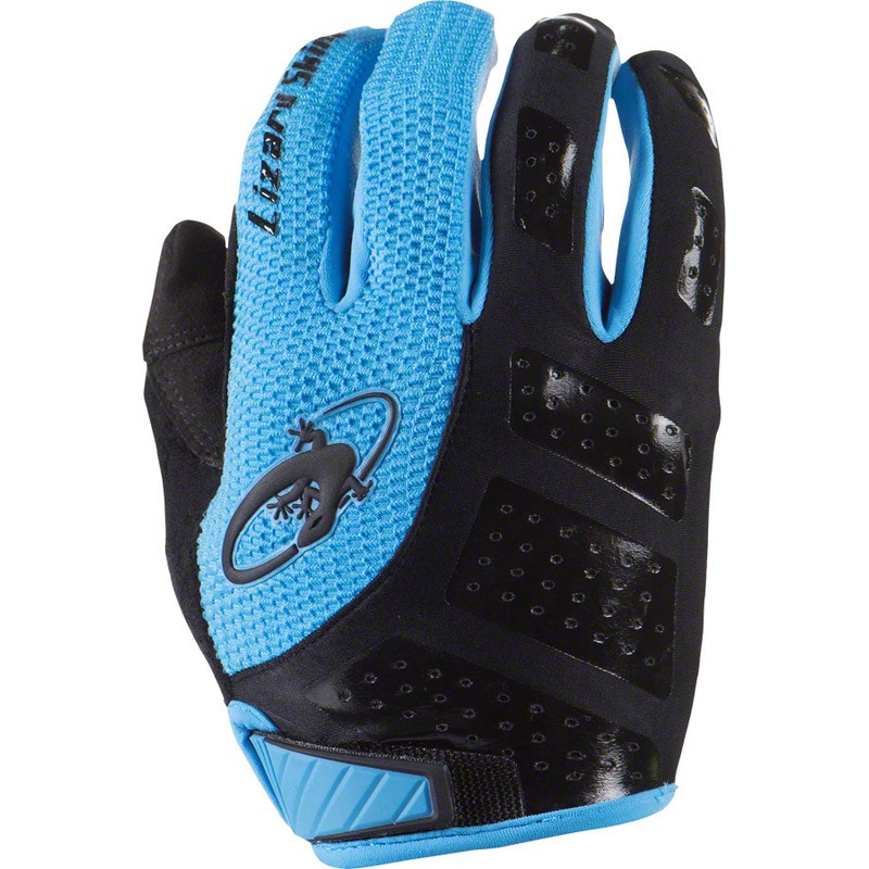 Monitor SL Gloves – Jet Black/Electric Blue Full Finger Medium