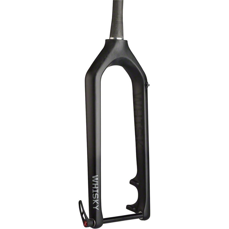 WHISKY No.9 Fat Fork – 15 x 150mm Thru-Axle 1.5 Tapered Carbon Steerer Post Mount Disc 51mm Offset Matte BLK