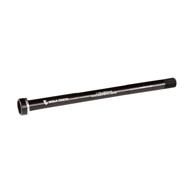 Rear Thru Axle – M12 1.75 x 180mm Black