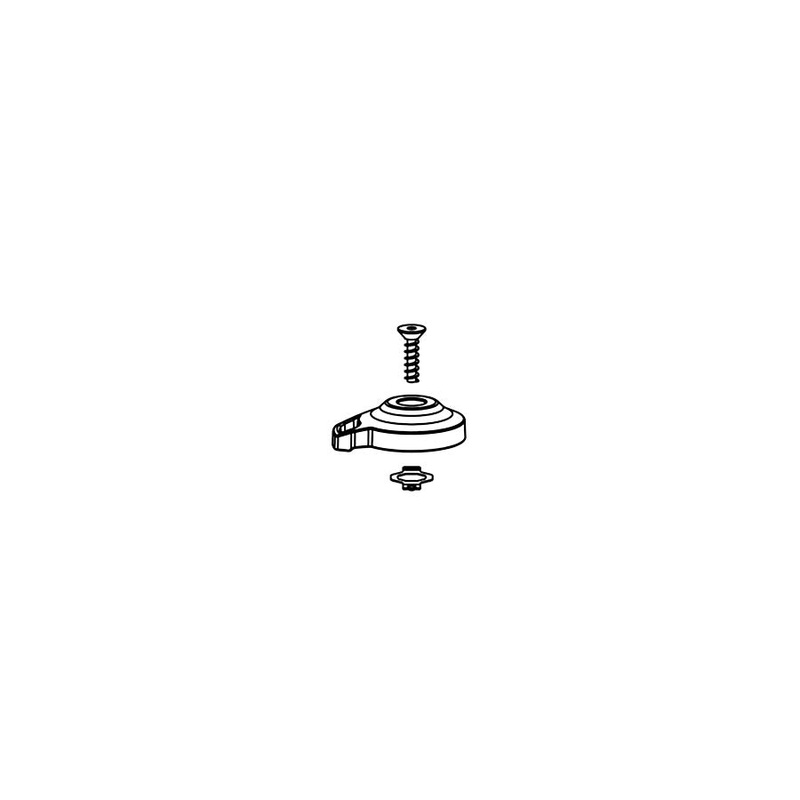 Motion Control RL Compression Adjuster Knob Kit Screw Reba RL 2012-2016/Recon Sektor Gold 2011-2016