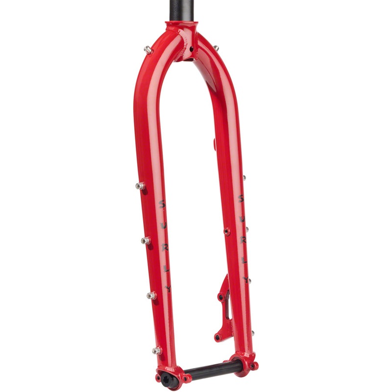 Dinner Fork Assembly – 420mm 27.5 15x110mm Thru-Axle 1-1/8 Straight Steerer Pile of Bricks Red