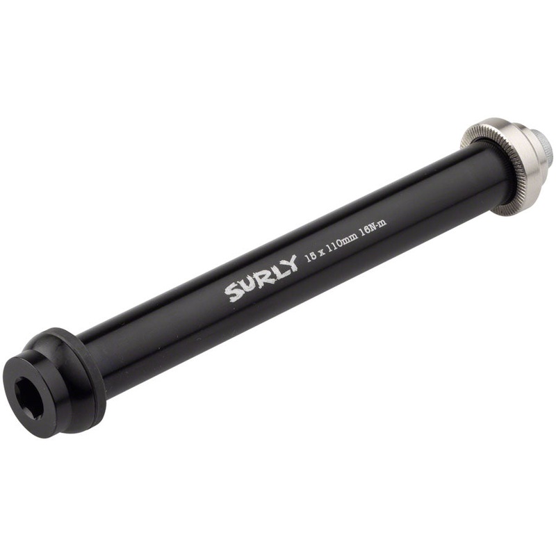 Front Thru-Axle – 15×110 mm Chromoly Black