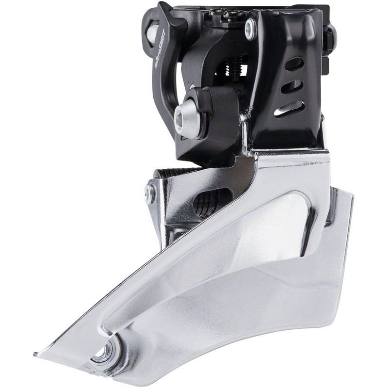 MarvoLT Trekking Front Derailleur – 8-Speed Double 48t Max Mid-Mount Band Clamp Shimano Compatible