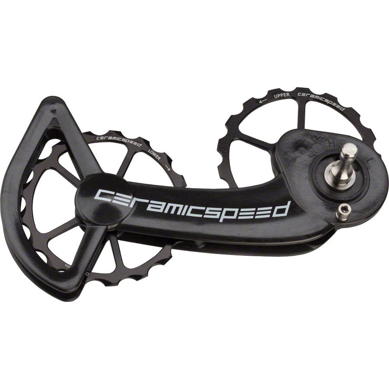 OSPW Pulley Wheel System SRAM eTap – Alloy Pulley Carbon Cage BLK