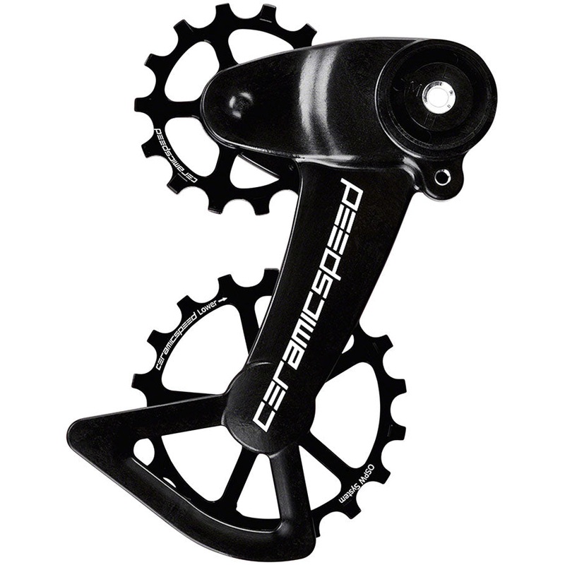 OSPW X Pulley Wheel System SRAM Eagle AXS – Alloy Pulley Carbon Cage BLK