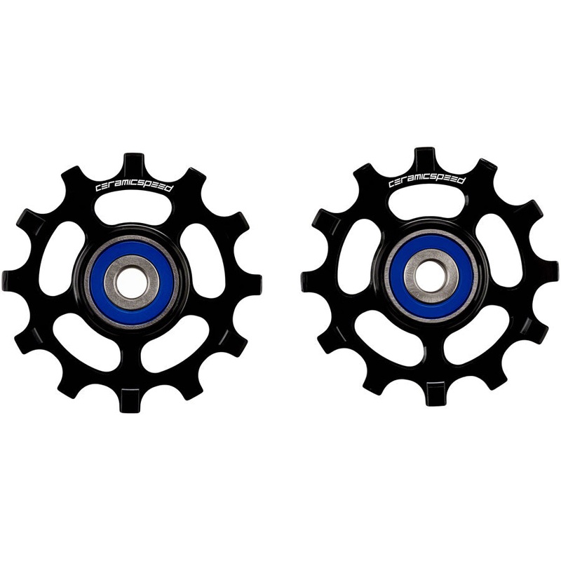 Pulley Wheels Shimano 11-Speed – 12 Tooth Narrow Wide Coated Races Alloy BLK