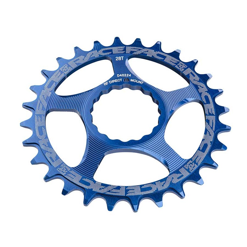 Narrow Wide Chainring: Direct Mount CINCH 30t Blue