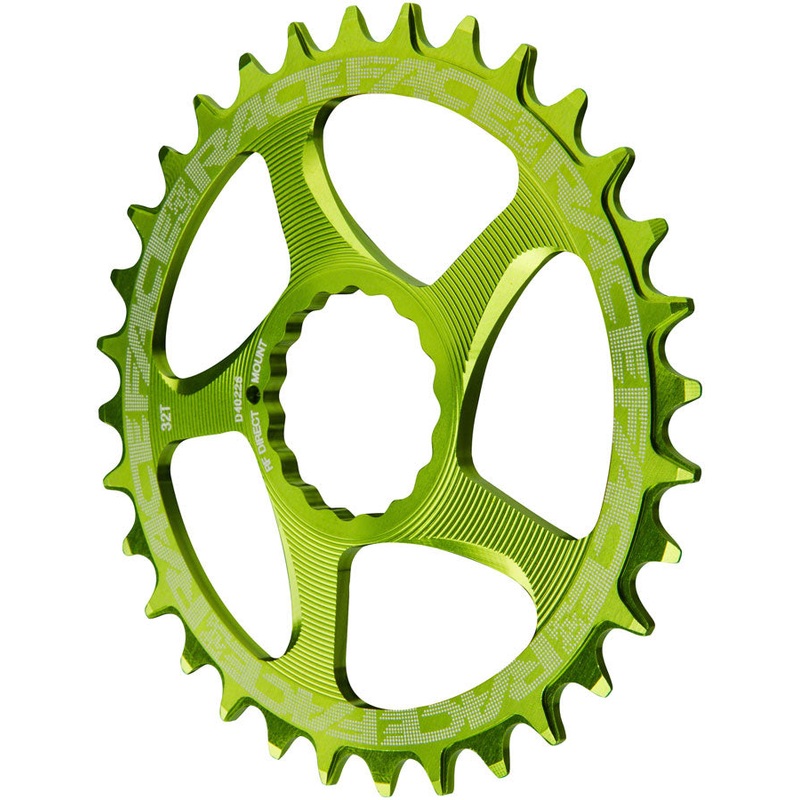 Narrow Wide Chainring: Direct Mount CINCH 36t Green