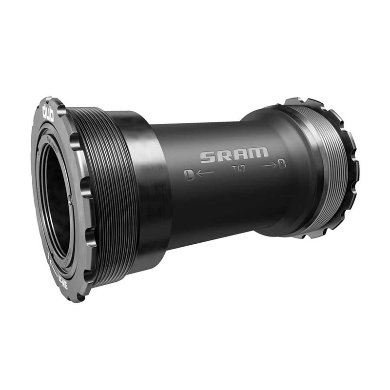 DUB Wide T47 Bottom Bracket – T47 85.5mm Road Black