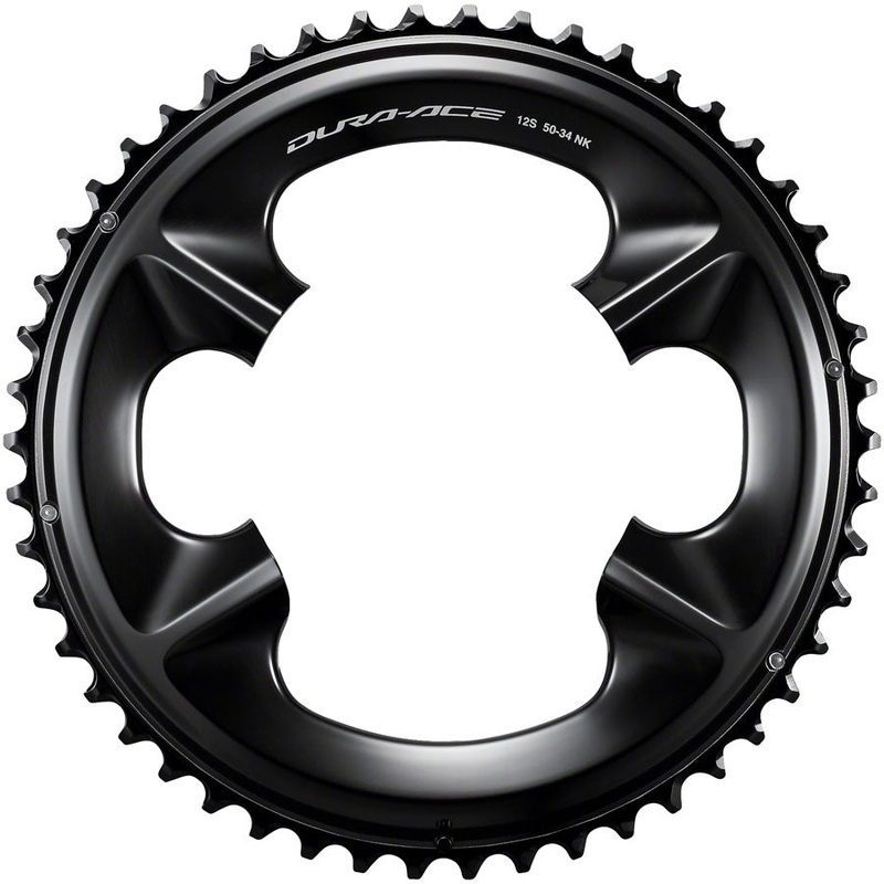 Dura-Ace FC-R9200 12-Speed Chainring – 50t Asymmetric 110 BCD BLK NK