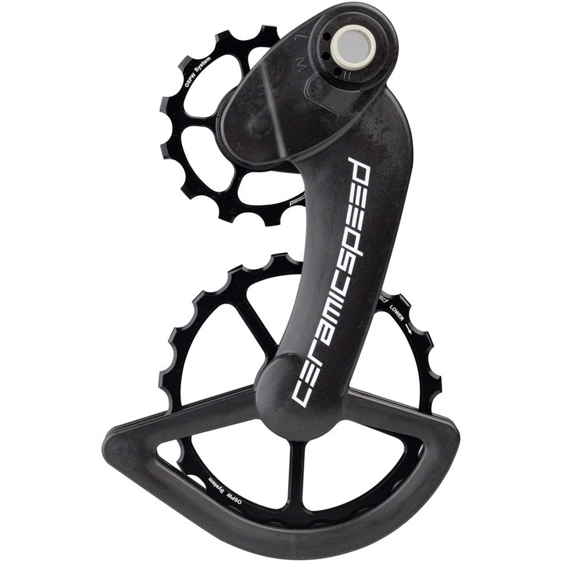 OSPW Pulley Wheel System Campagnolo Derailleurs – Alloy Pulley Carbon Cage BLK
