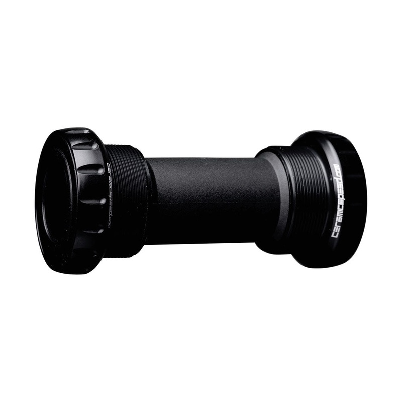 BSA Road Bottom Bracket – English Thread 68mm 24mm Spindle Coated Races BLK