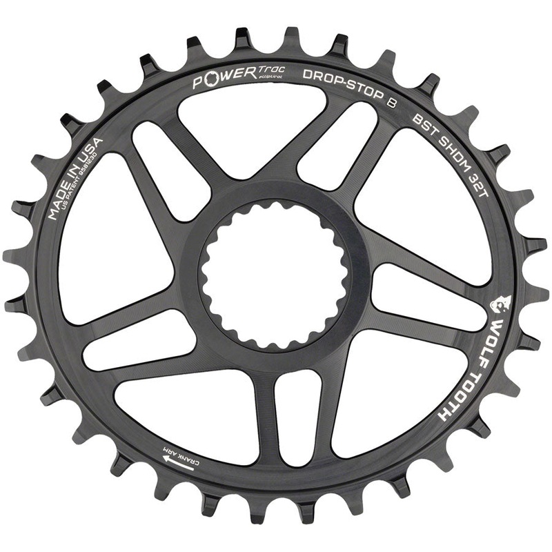 Elliptical Direct Mount Chainring – 32t Shimano Direct Mount Drop Stop B Boost 3mm Offset BLK