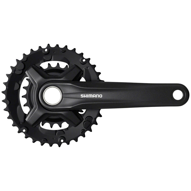 FC-MT210-2 Crankset – 175mm 9-Speed 46/30t 48.8mm Chainline Riveted BLK