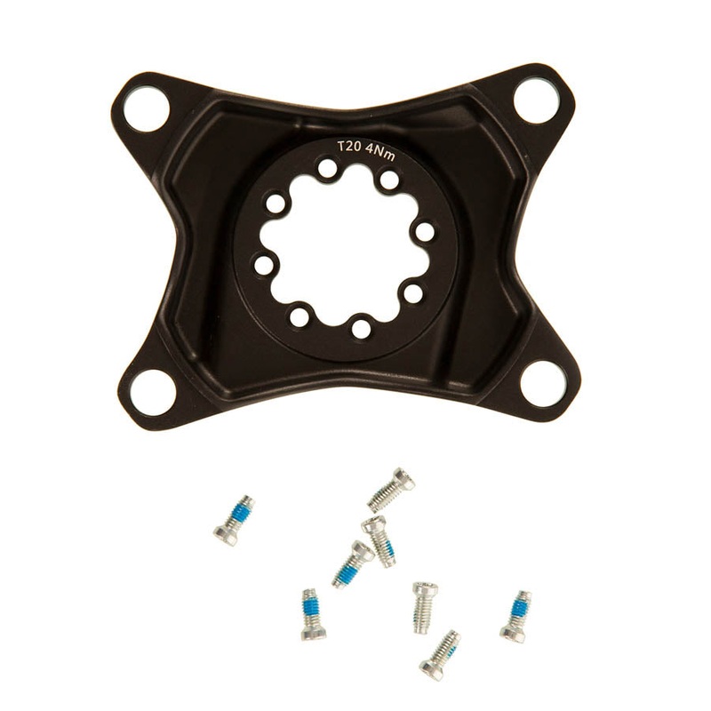 RED/Force AXS Crank Spider – 107 BCD 8-Bolt Crank Interface Black D1