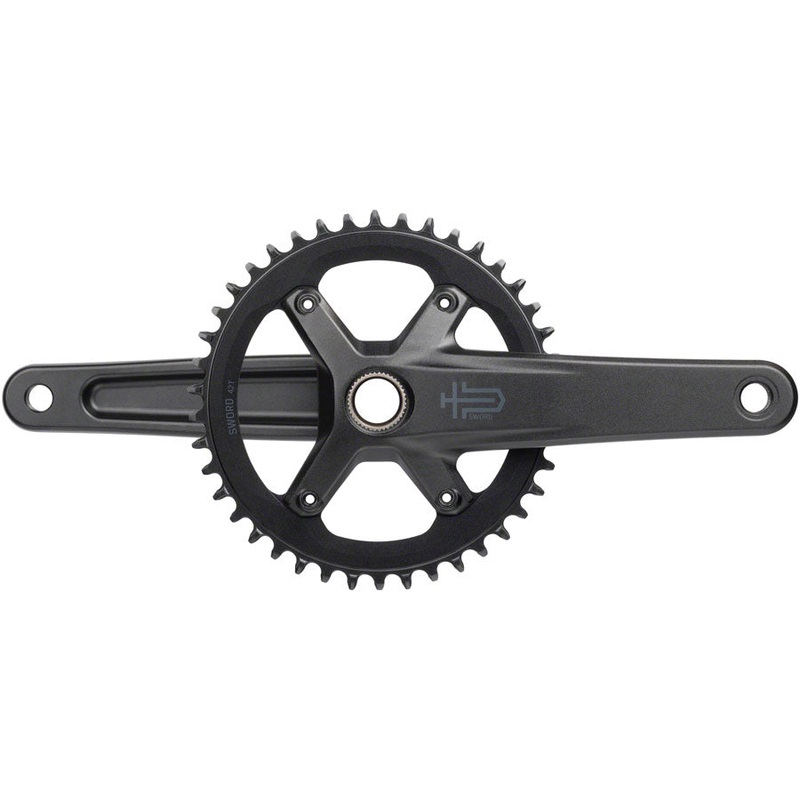 Sword 1x Crankset – 170mm 10-Speed 42t 110 Asym BCD  24mm Spindle BLK