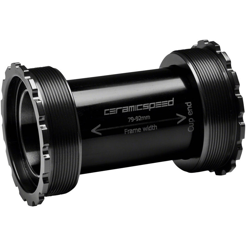 T47/86 Bottom Bracket – 30mm Coated Races Black
