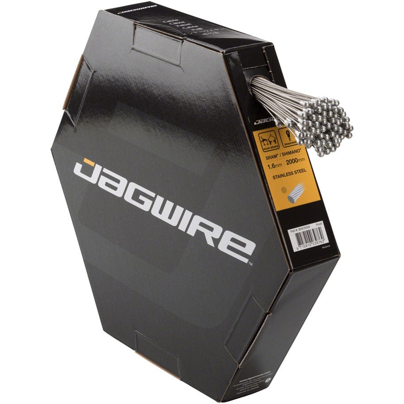 Brake Cable Basics 1.6x2000mm Stainless SRAM/Shimano Road Box of 100