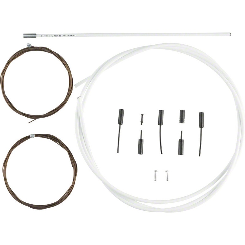 Dura-Ace R9100 SP41 Polymer-Coated Derailleur Cable Set White