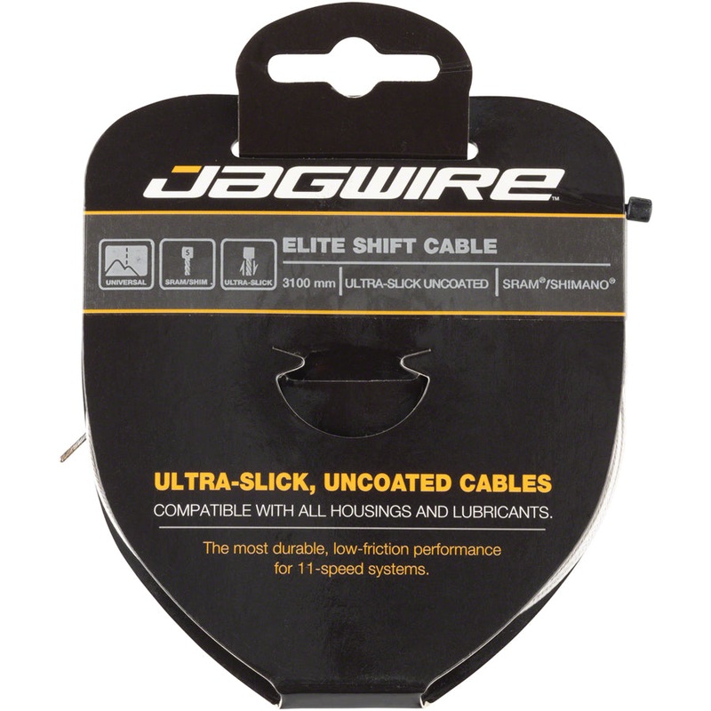 Elite Ultra-Slick Shift Cable – 1.1 x 3100mm Polished Stainless Steel For SRAM/Shimano