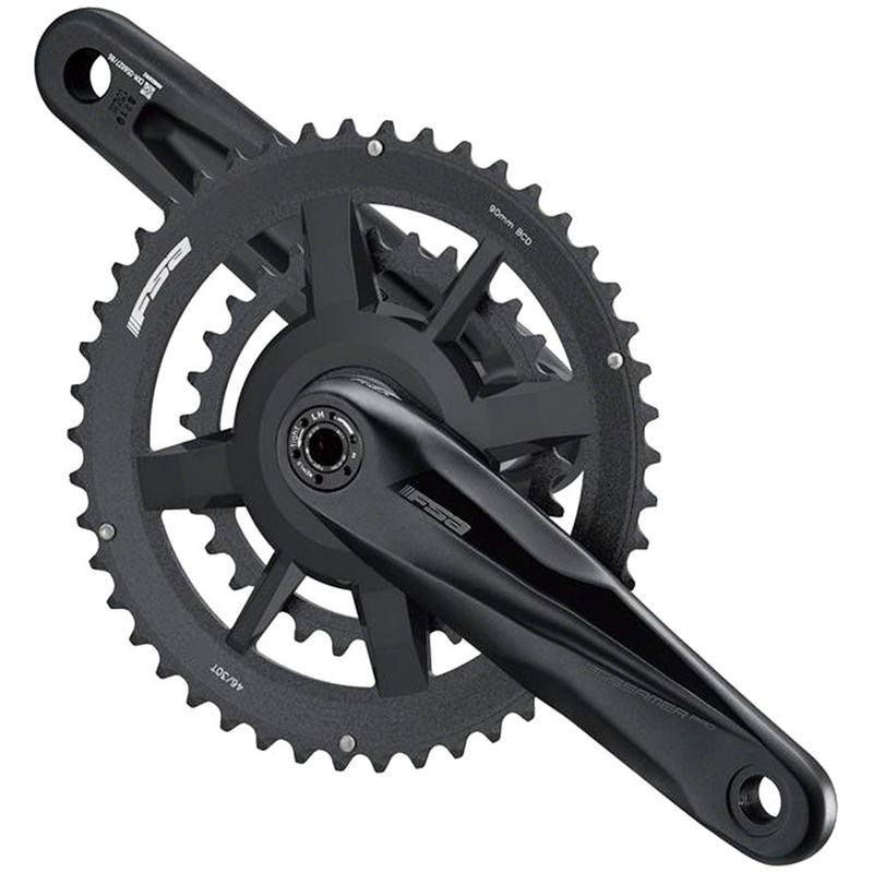 Gossamer Pro AGX+ 2x Crankset – 170mm 11-Speed 46/30t DM/90 BCD 24mm MegaExo Spindle N11 BLK