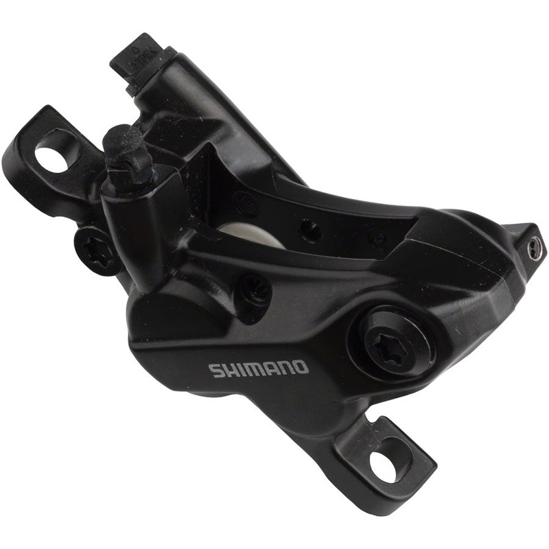 BR-MT520 4-Piston Disc Brake Caliper Metal Pads Front Rear BLK