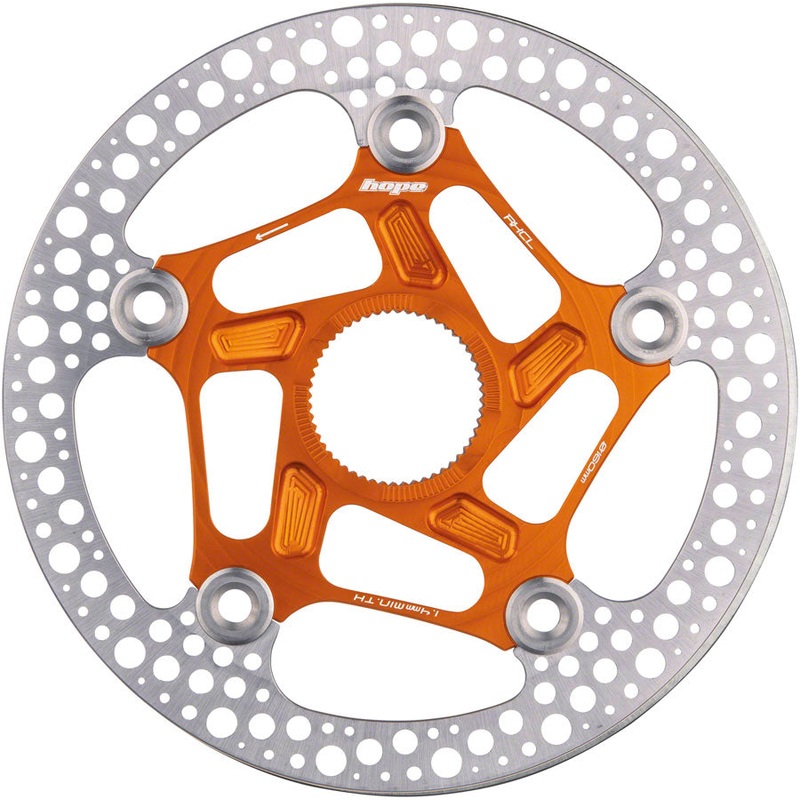 RX Disc Rotor – 140mm Center-Lock Orange