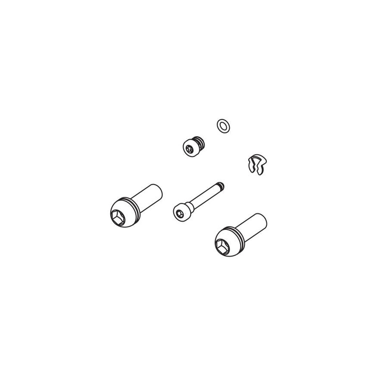 Level TL Caliper Hardware Kit with Body Bolts Bleed Screw and Pad Pin