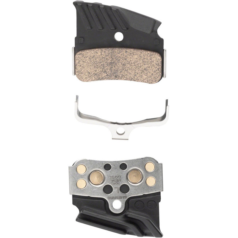 N04C-MF Disc Brake Pads Springs – Metal Compound Finned Alloy Stainless Steel Back Plate One Pair