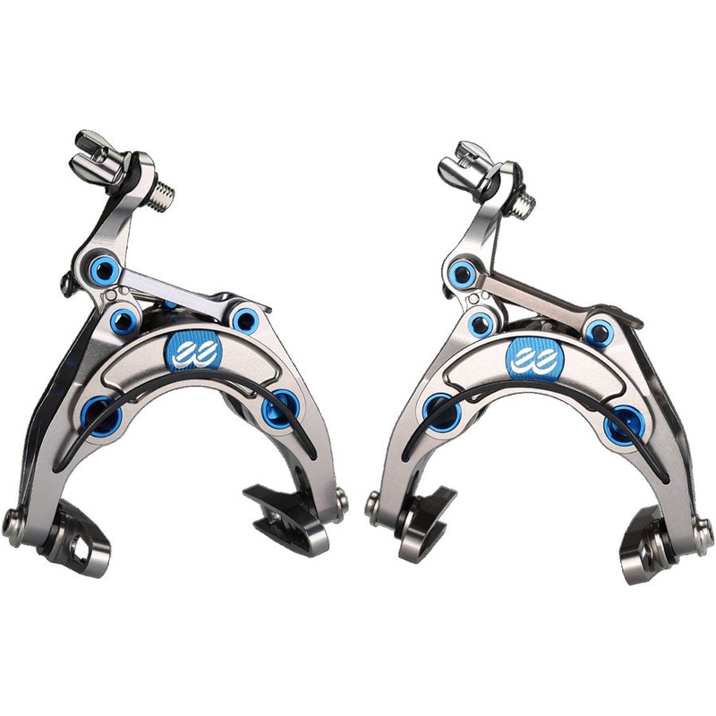 eeBrake Magnum Limited Edition Road Caliper Brake Set – Regular Mount Gunmetal Gray/Blue