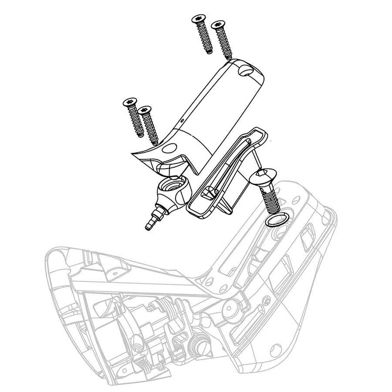 HRD/HRR Shift Lever Reservoir Cap/Bladder/Cap Screws Kit – Rear