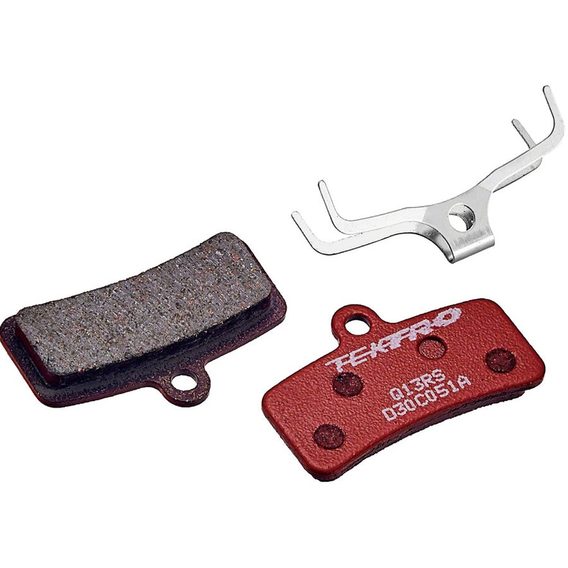 Q13RS Disc Brake Pad – Resin 5mm Thickness For 4-Piston Brake Calipers Red