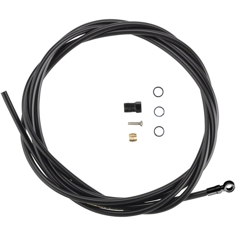 SM-BH90-SBM High Pressure Disc Brake Hose Kit BLK Banjo Fitting – 2000mm W/O Banjo Bolt BLK