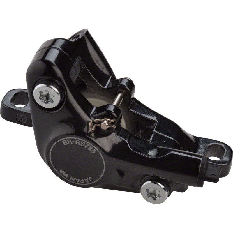 BR-RS785 Hydraulic Disc Brake Caliper Resin Pads Fins Front Rear