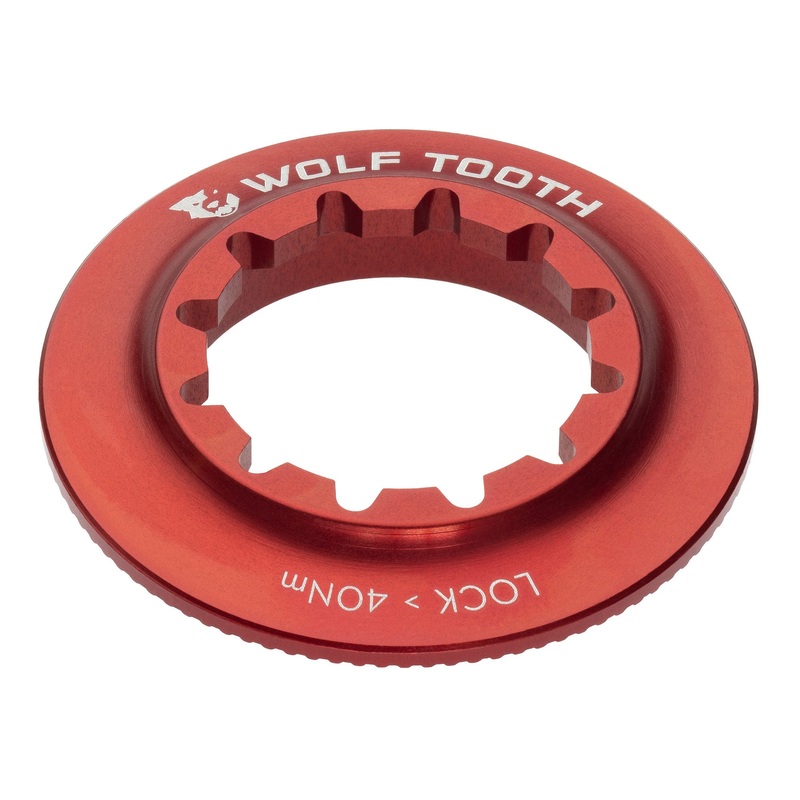 Centerlock Rotor Lockring – Internal Splined Red