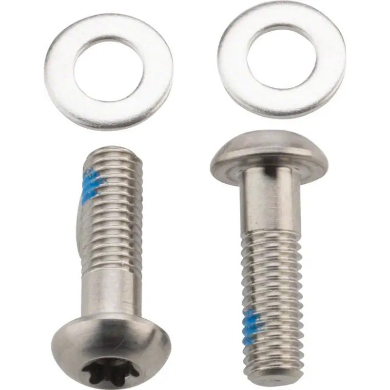 Flat Mount Disc Caliper Bracket Bolts 17mm Titanium