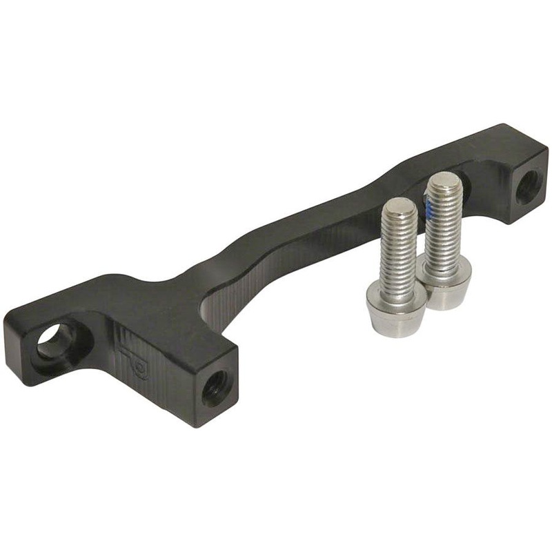 Mount M-Post Disc Brake Adaptor – Post Caliper 160 to Post 200 Black