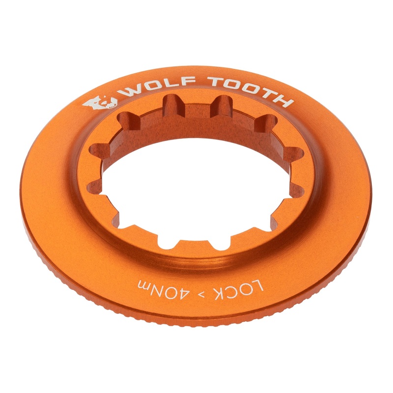 Centerlock Rotor Lockring – Internal Splined Orange