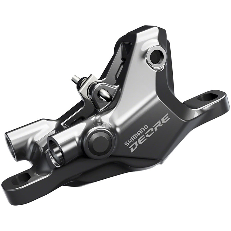 Deore BR-M6100 Disc Brake Caliper – Front Rear Hydraulic Resin Pads Gray