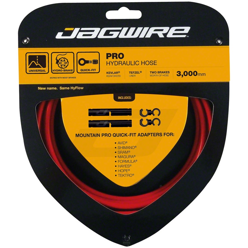 Pro Hydraulic Disc Brake Hose Kit 3000mm Red