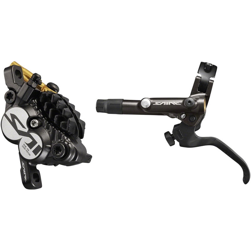 Saint BL-M820-B/BR-M820 Disc Brake Lever – Front Hydraulic Post Mount Finned Metal Pads BLK