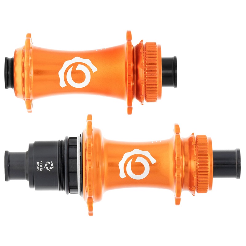Solix CL Disc Hubs 12×100/142 TA 28h XDR Orange