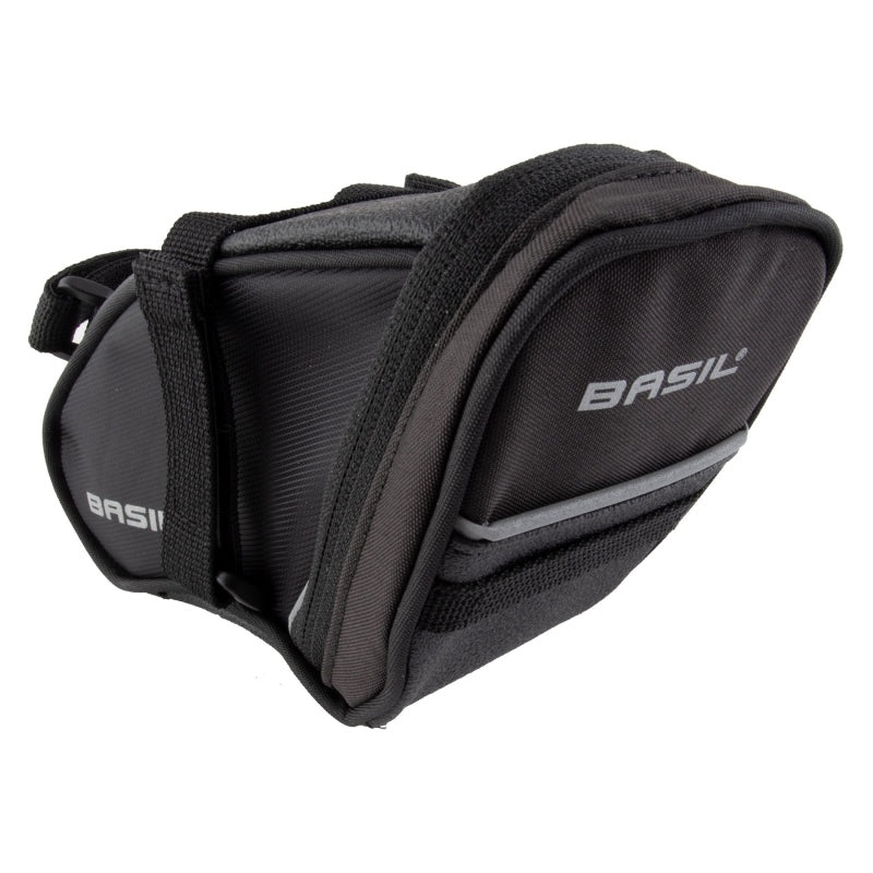 Sport Design Saddle Bag – 1L Strap Mount Black