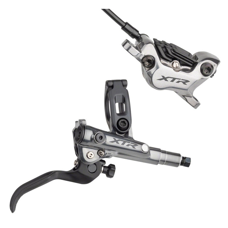 XTR BL- M9120/BR-M9120 Disc Brake Lever – Rear Hydraulic Post Mount Finned Metal Pads Gray