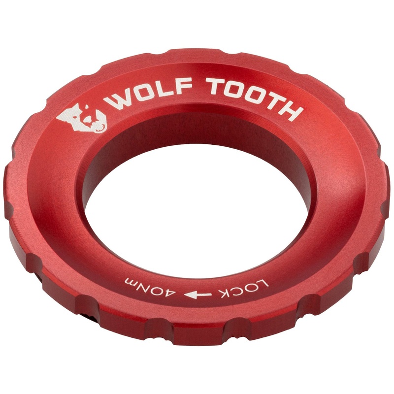 CenterLock Rotor Lockring – External Splined Red
