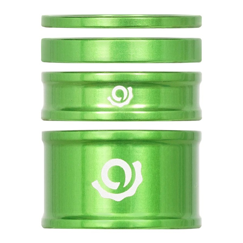 Headset Combo Spacer Kit 1-1/8 Set/4 Lime