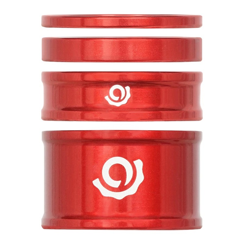 Headset Combo Spacer Kit 1-1/8 Set/4 Red