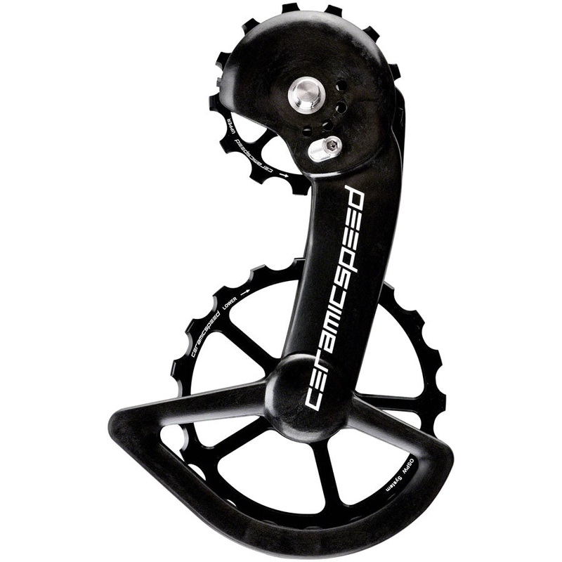 OSPW X Pulley Wheel System Shimano GRX/RX 2×11 – Coated Races Alloy Pulley Carbon Cage BLK